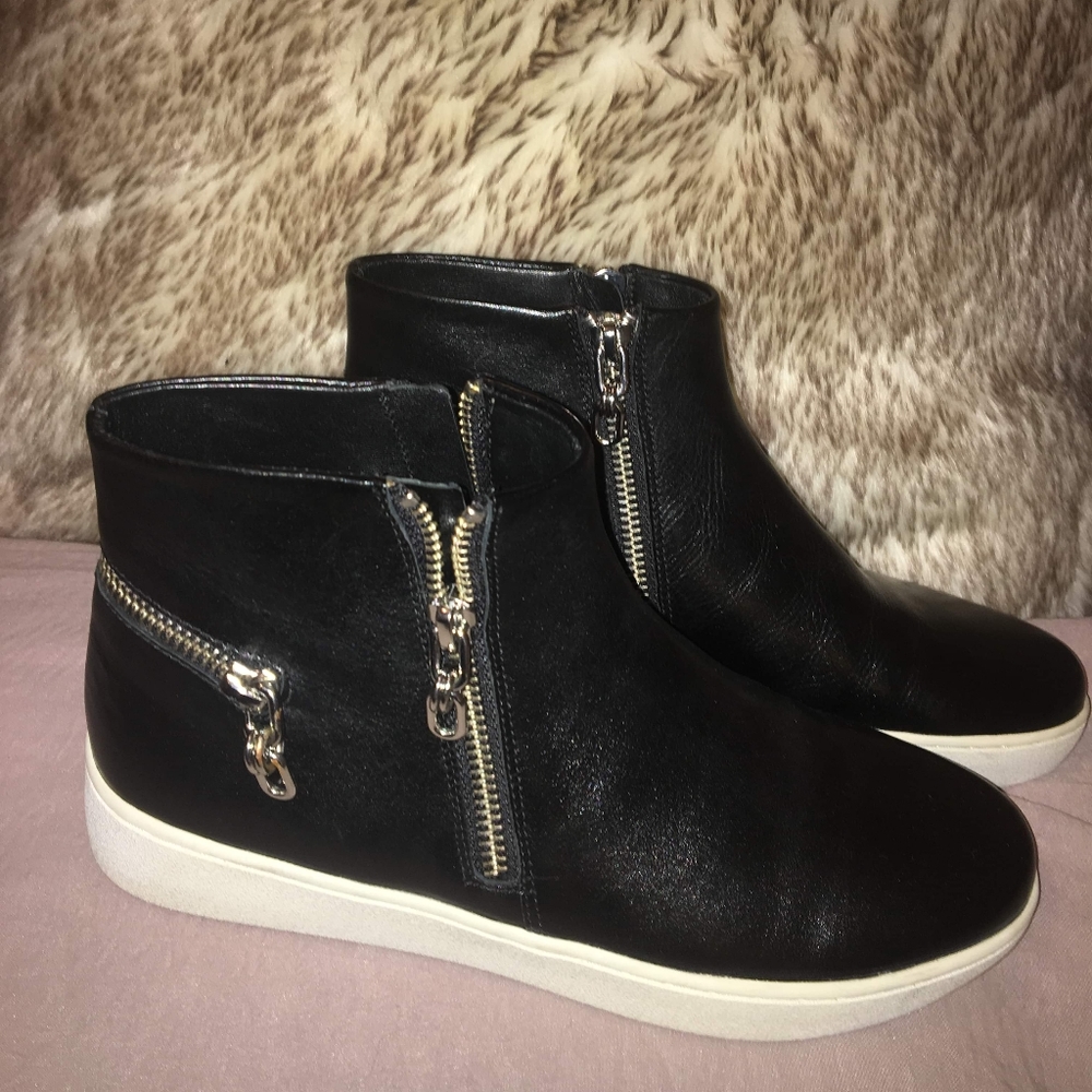 MK Collection leather high tops
